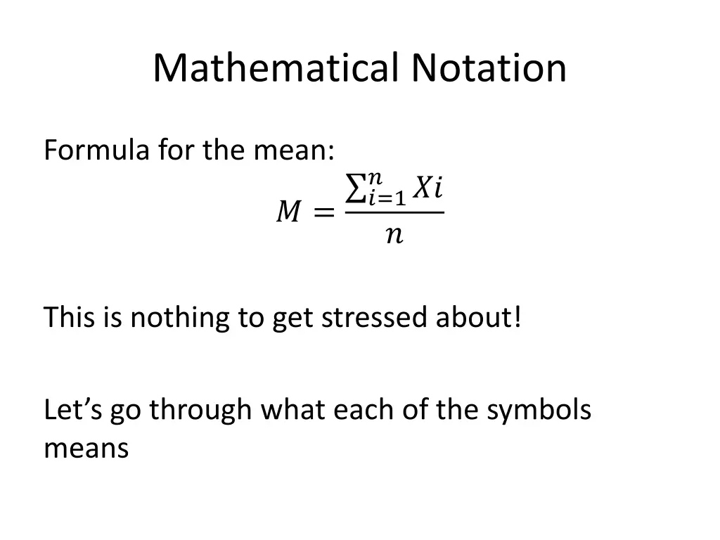 mathematical notation 1