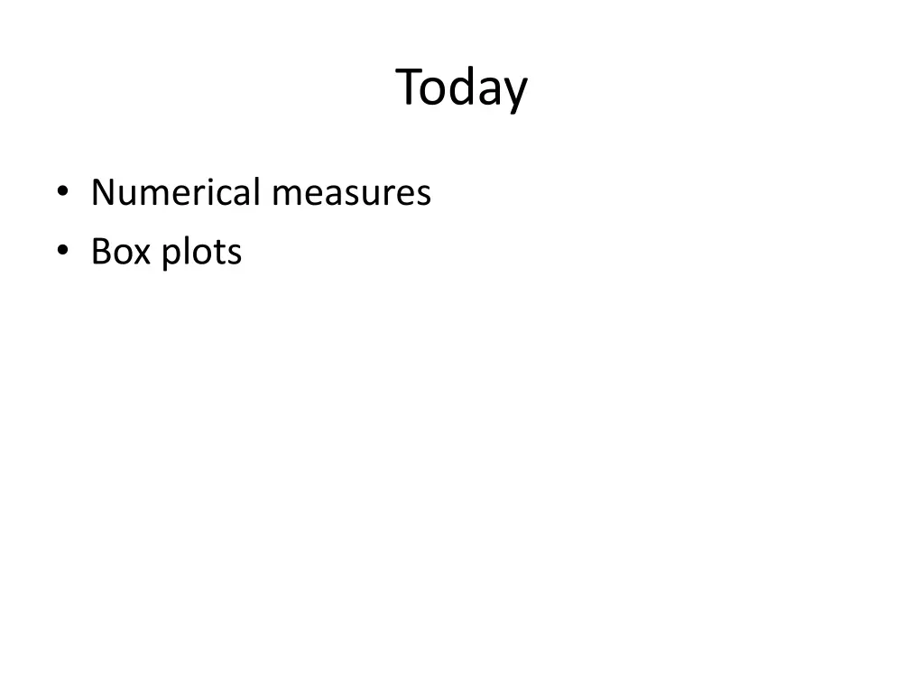 today