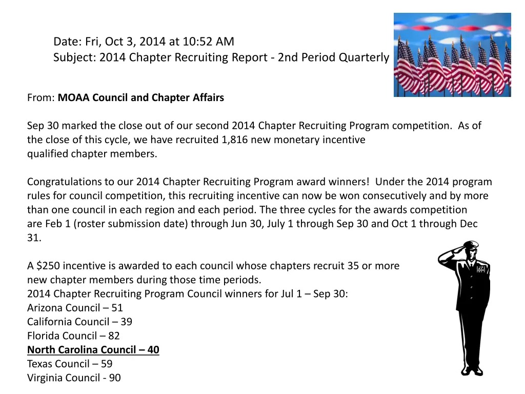 from moaa council and chapter affairs