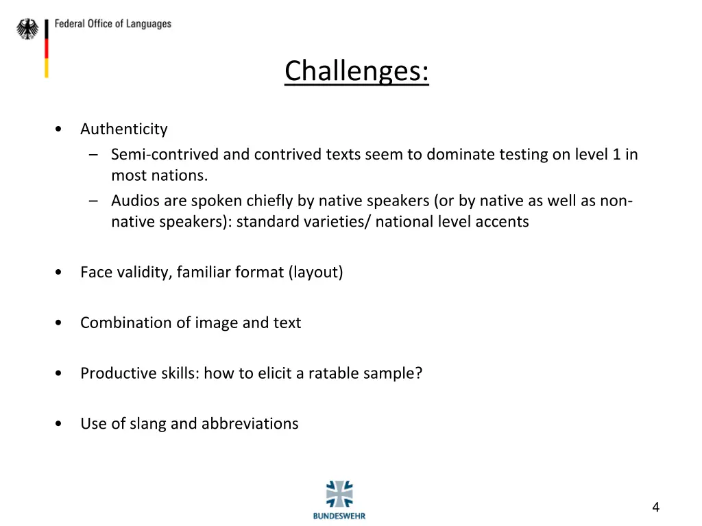 challenges
