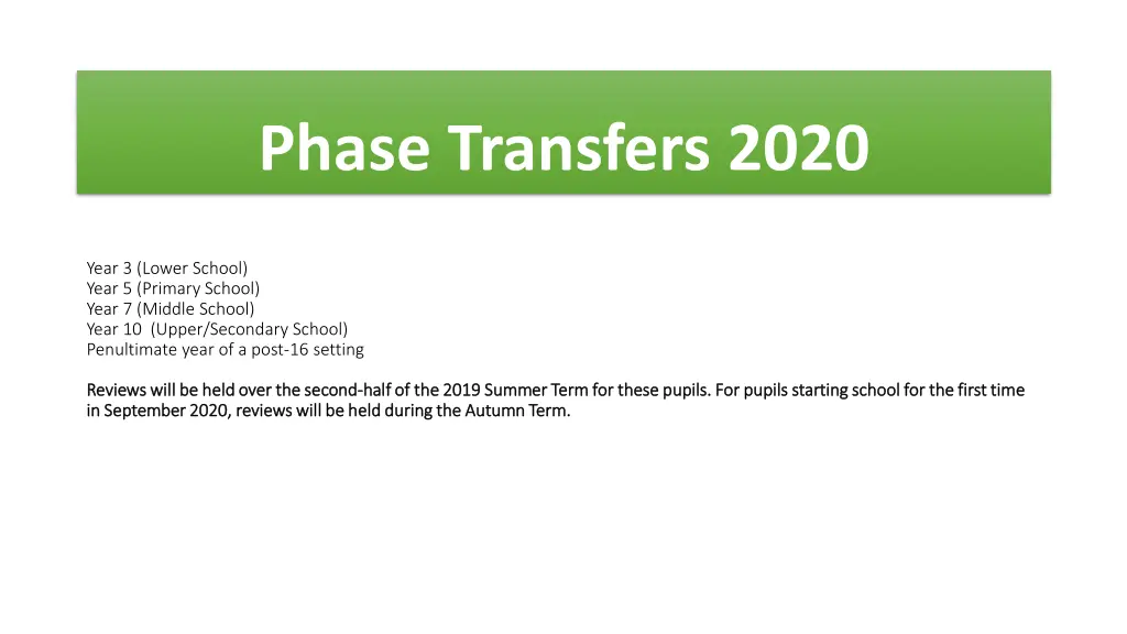 phase transfers 2020