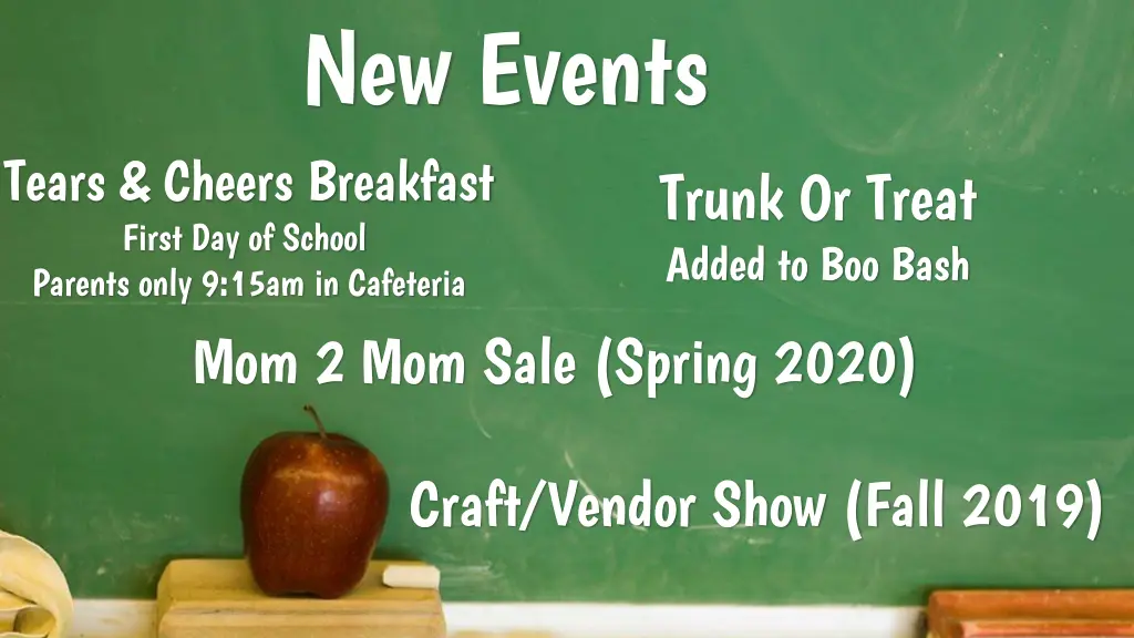 new events
