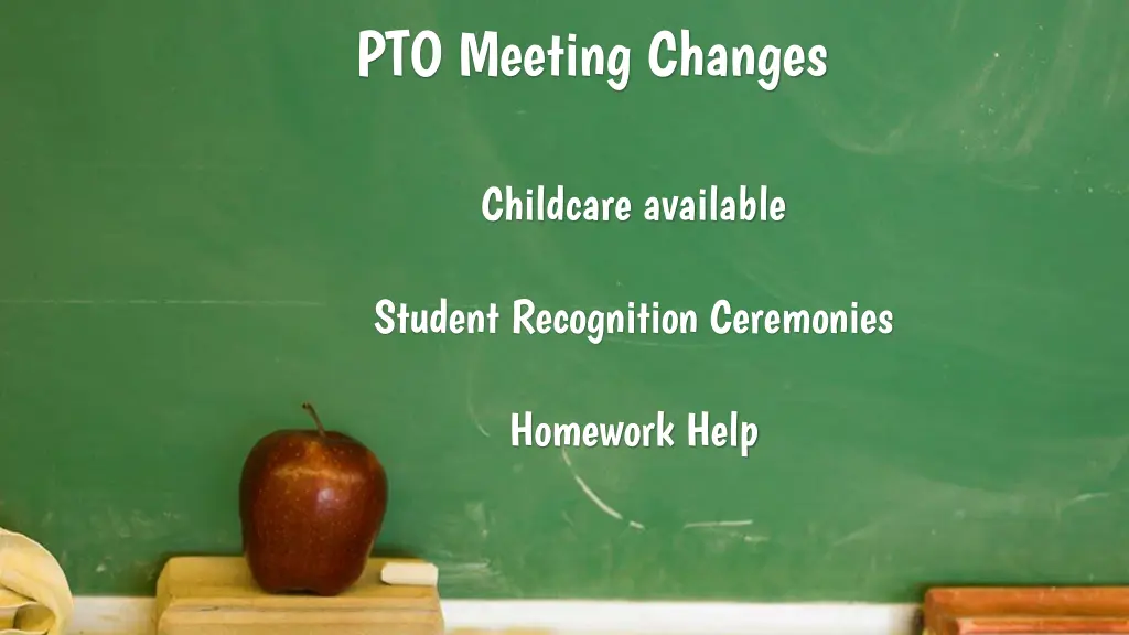 pto meeting changes