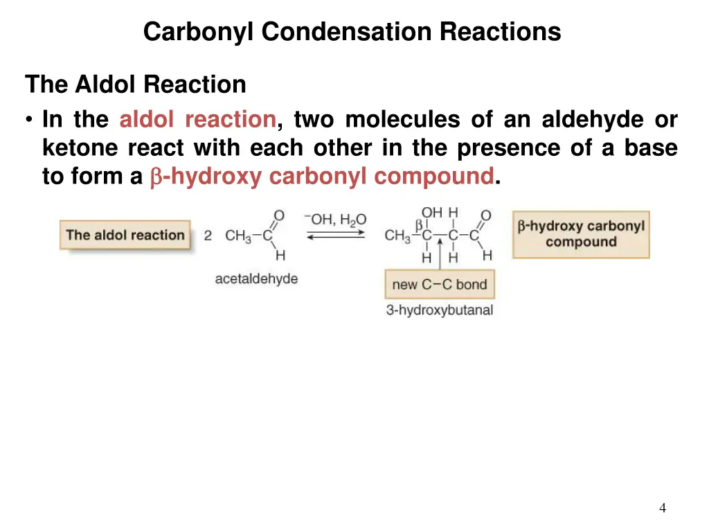 carbonyl condensation reactions 1