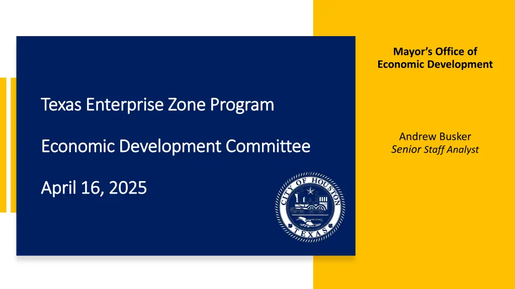mayor s office of economic development