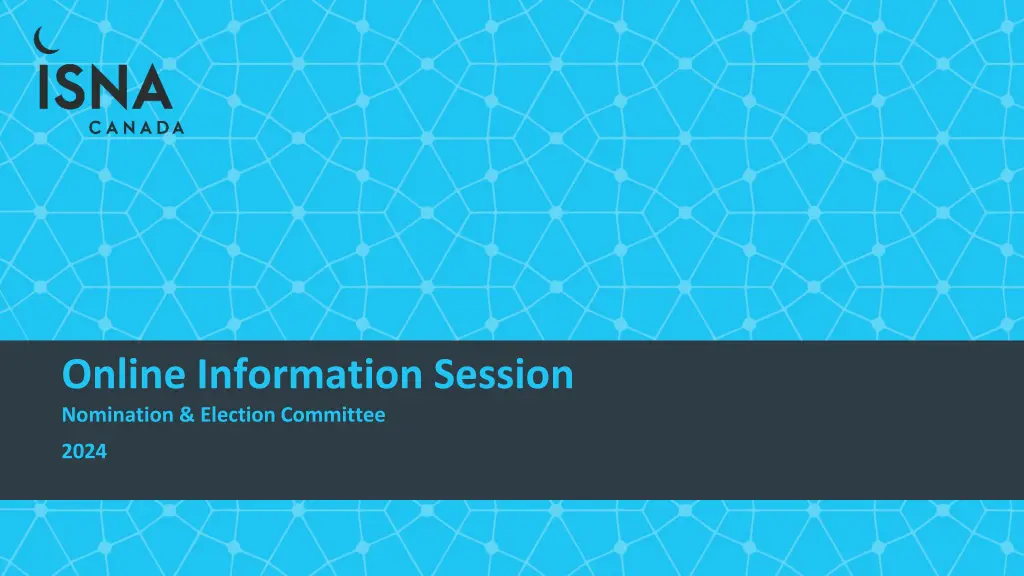 online information session nomination election