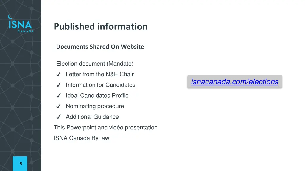 published information