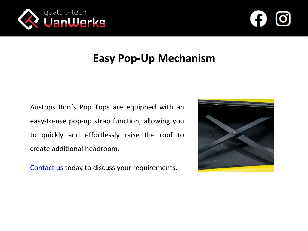 easy pop up mechanism