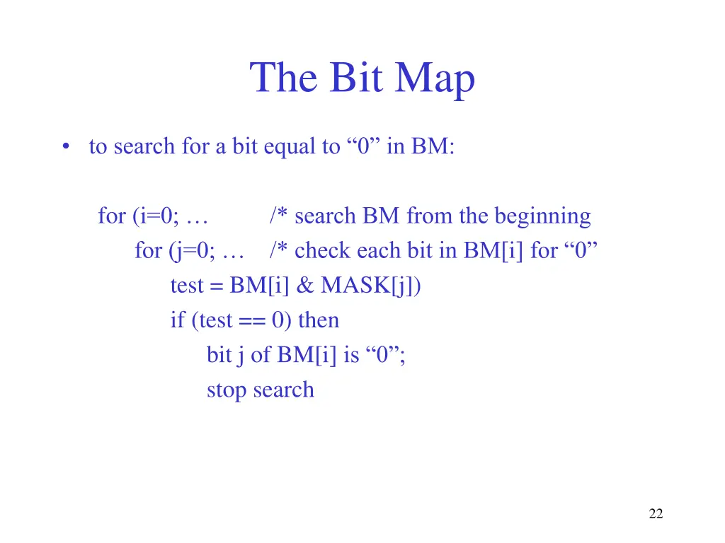 the bit map 3