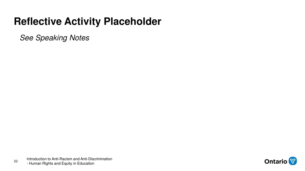 reflective activity placeholder 4