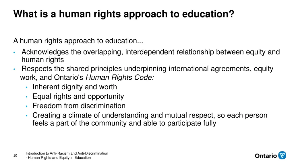 what is a human rights approach to education 1