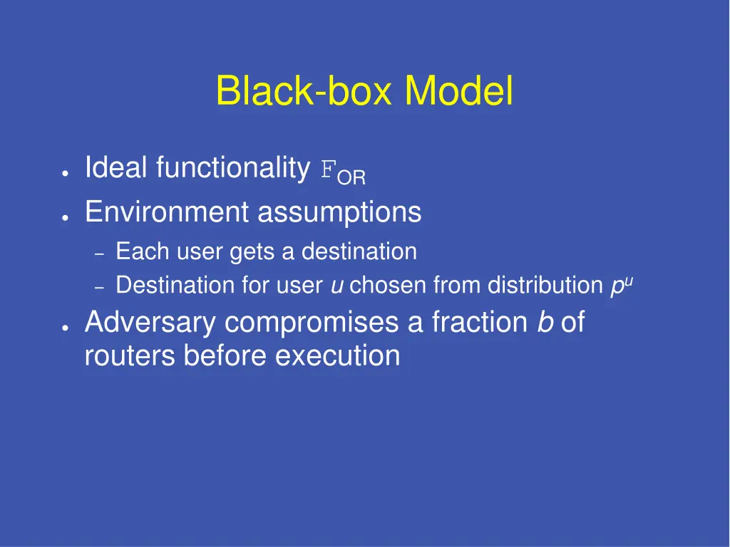 black box model