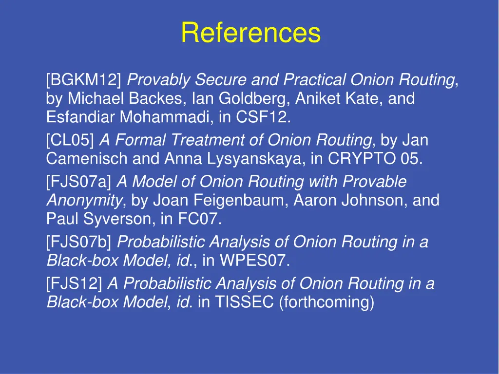 references