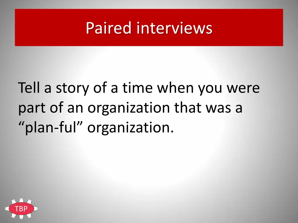 paired interviews
