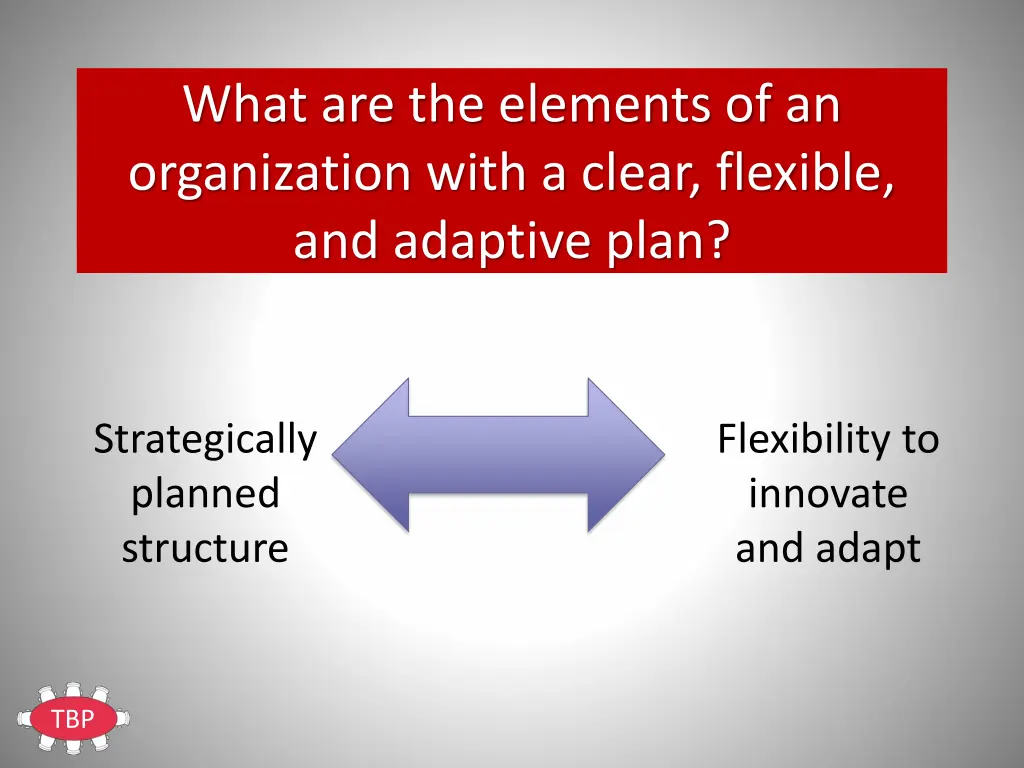what are the elements of an organization with