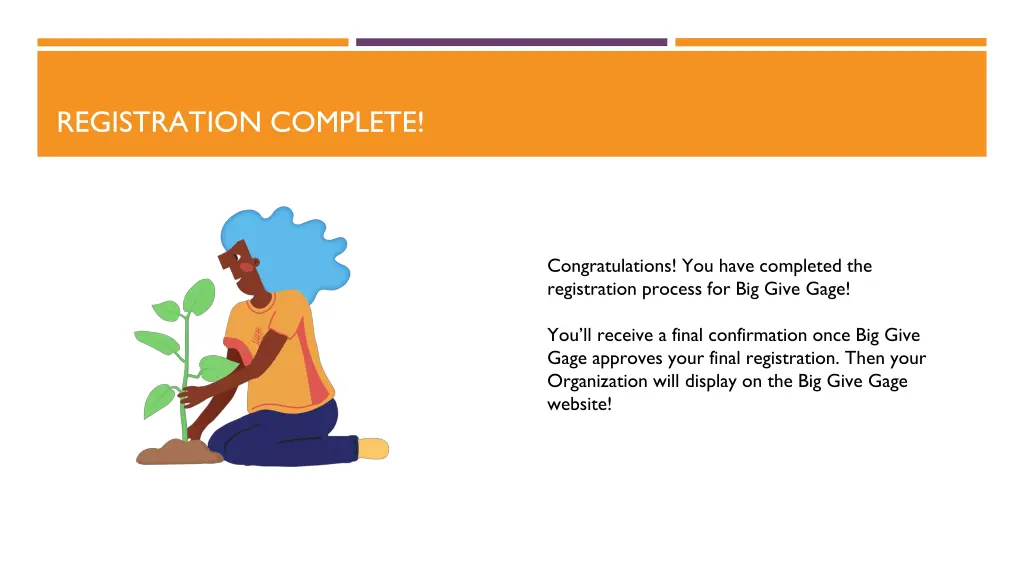 registration complete