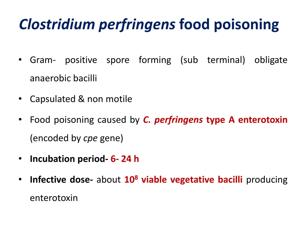 clostridium perfringens food poisoning