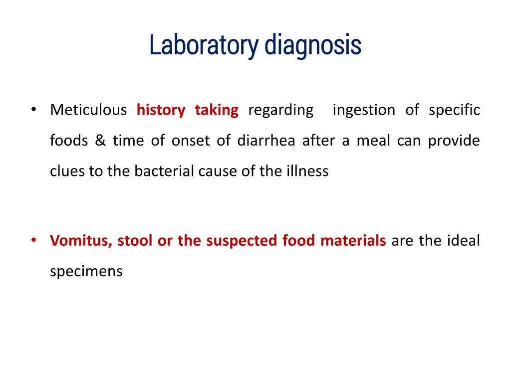 laboratory diagnosis laboratory diagnosis