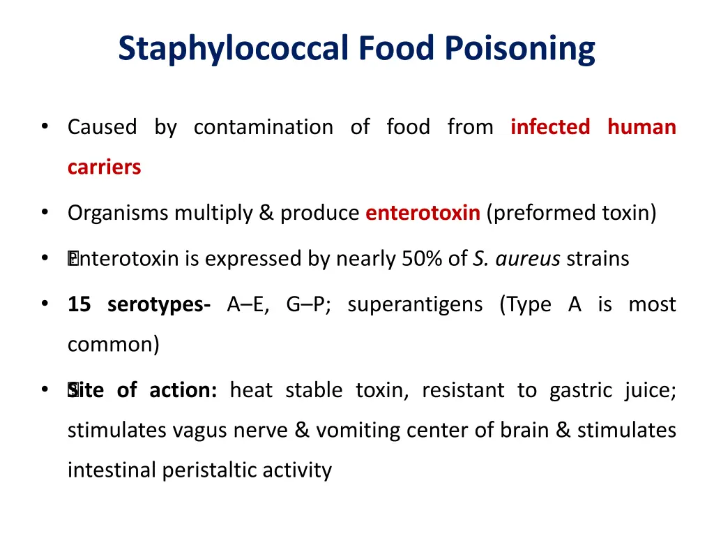 staphylococcal food poisoning