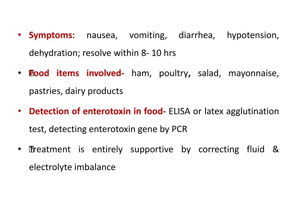 symptoms