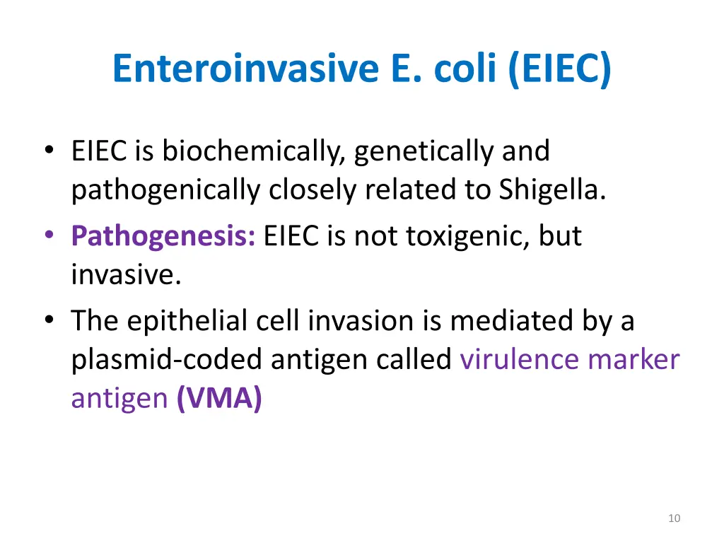 enteroinvasive e coli eiec