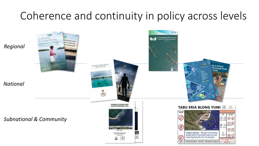 coherence and continuity in policy across levels