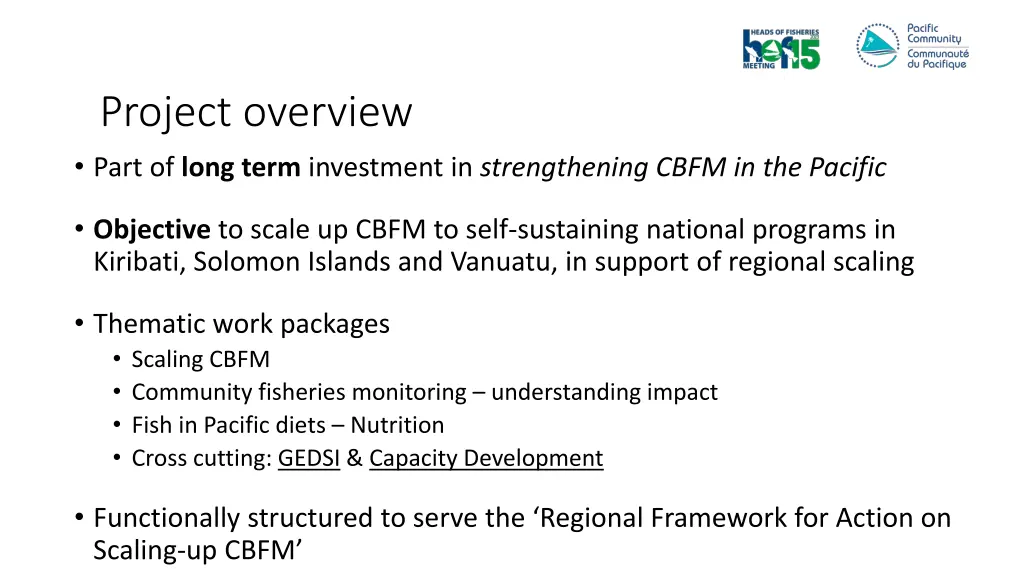 project overview part of long term investment