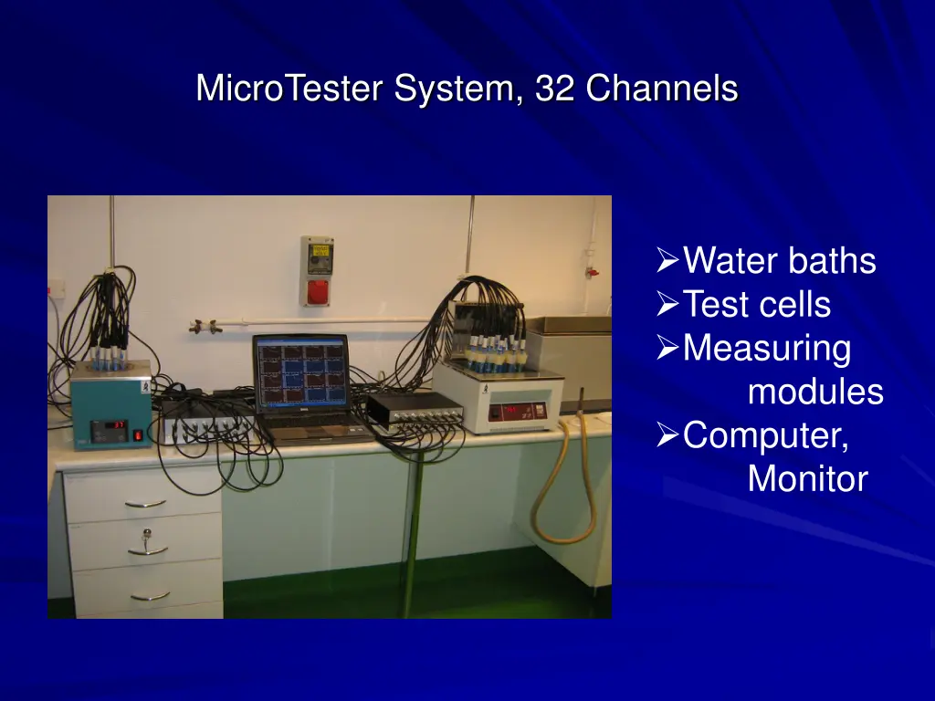 microtester system 32 channels