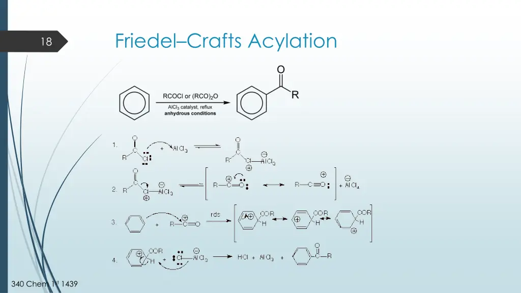 friedel crafts acylation