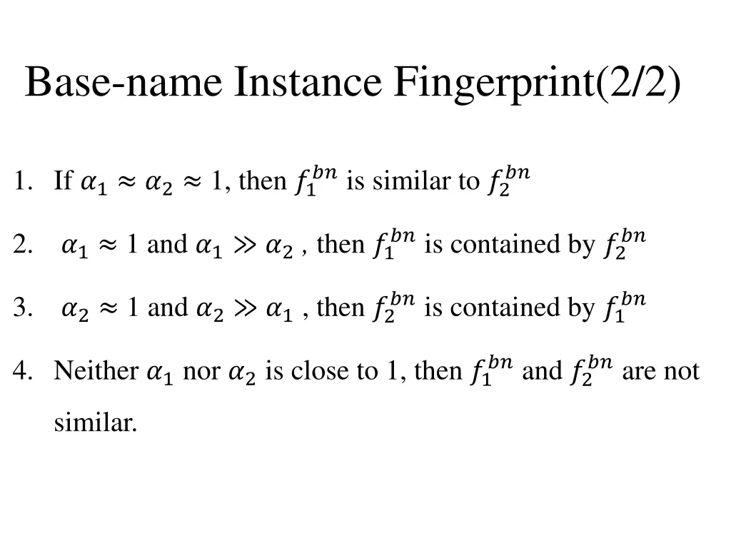 base name instance fingerprint 2 2