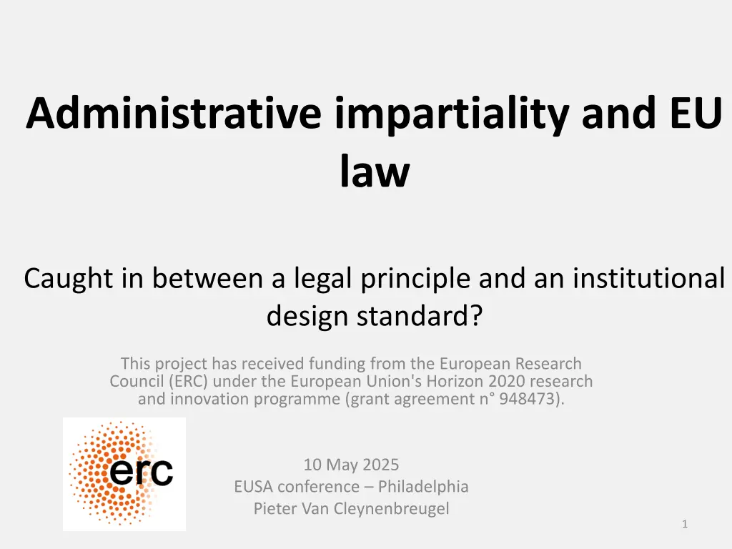 administrative impartiality and eu law