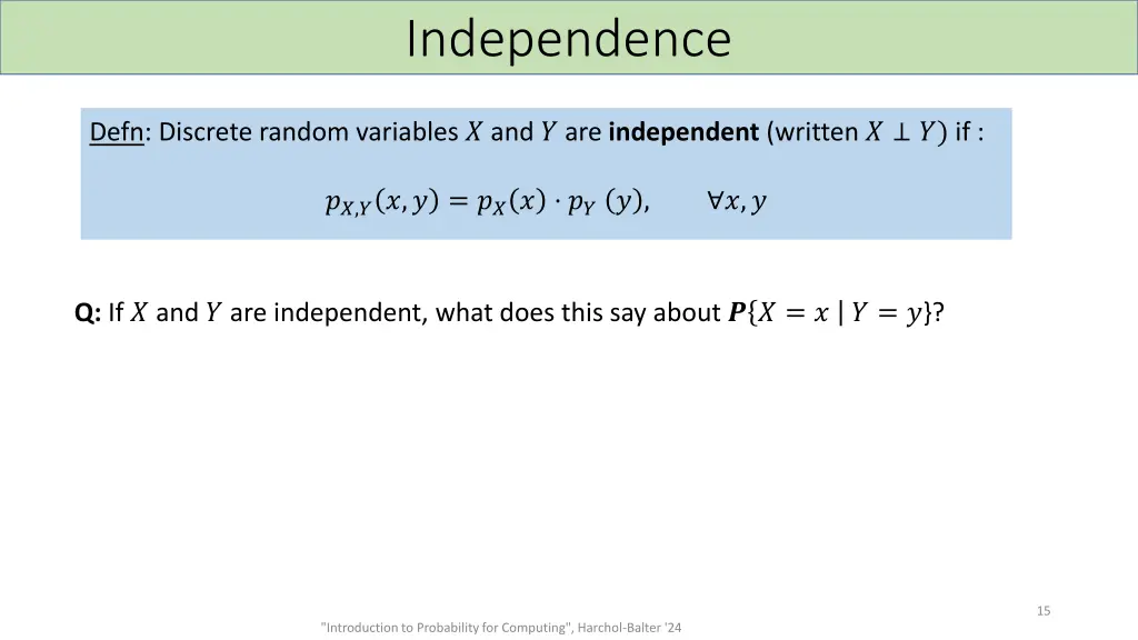 independence