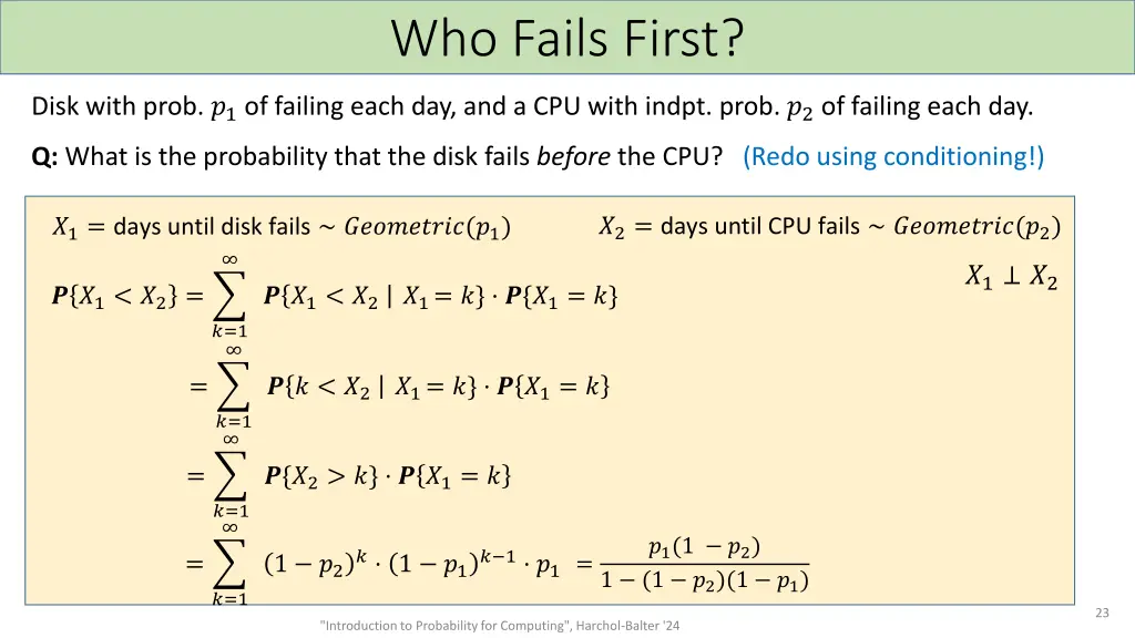who fails first 5