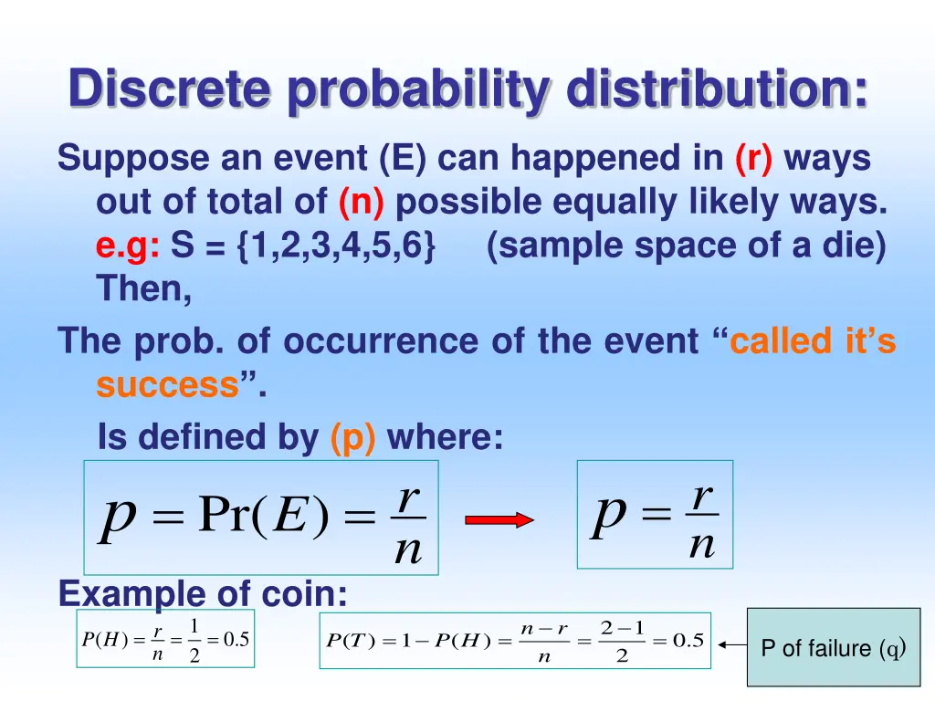 discrete probability distribution suppose