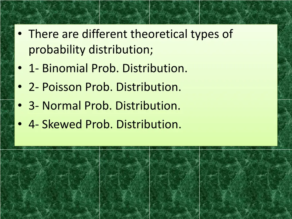 there are different theoretical types
