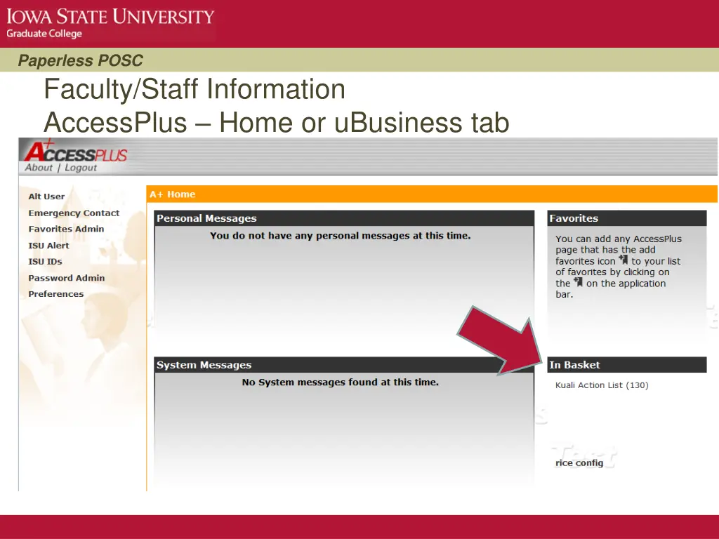 paperless posc faculty staff information