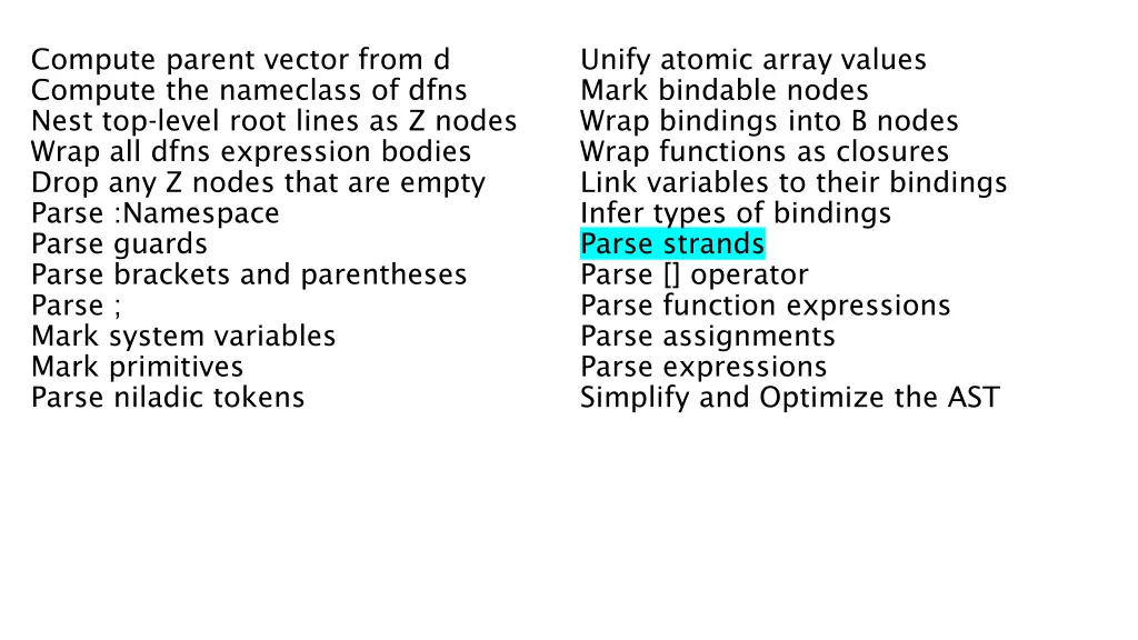compute parent vector from d compute 1