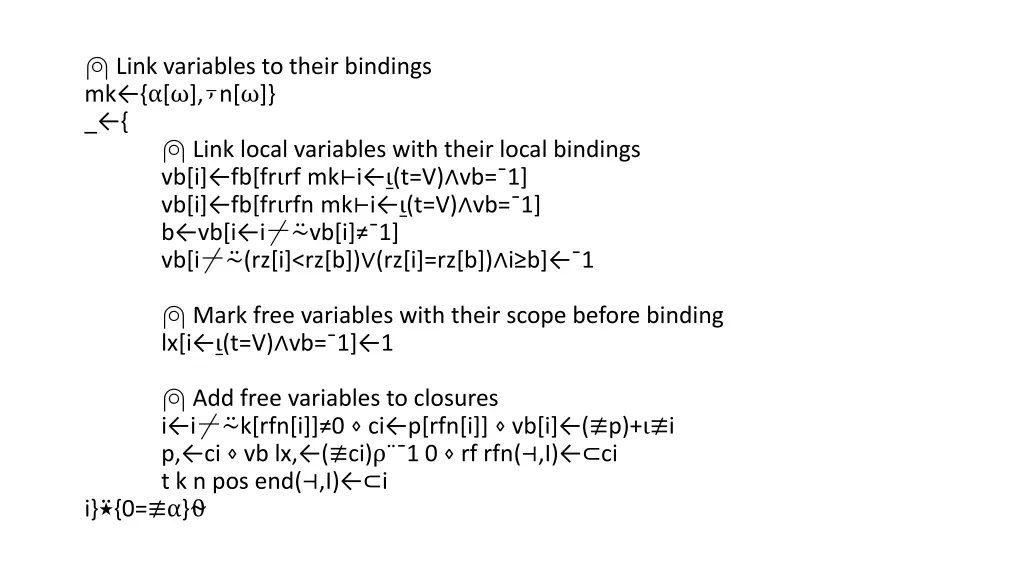 link variables to their bindings mk n link local