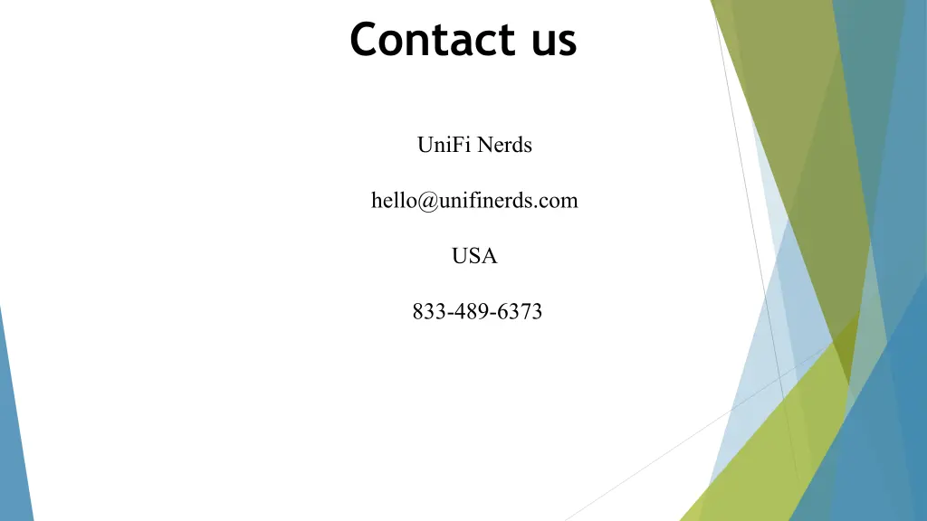 contact us