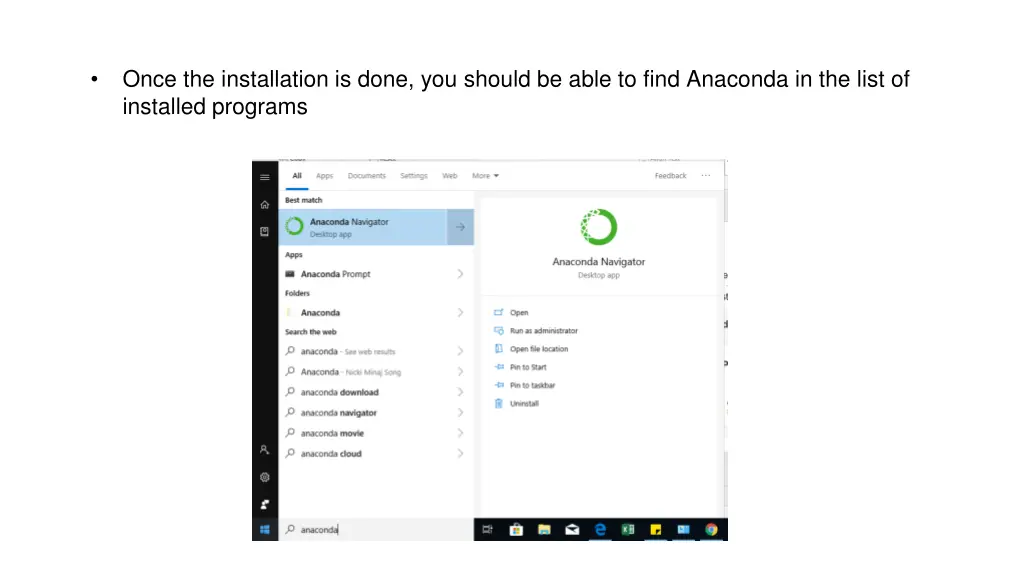 once the installation is done you should be able