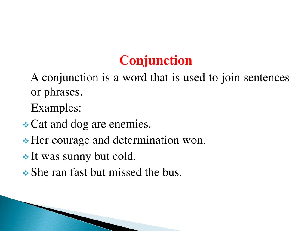 conjunction