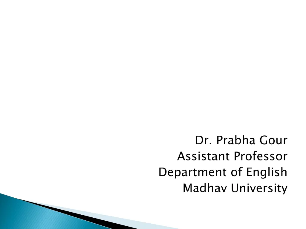 dr prabha gour assistant professor department
