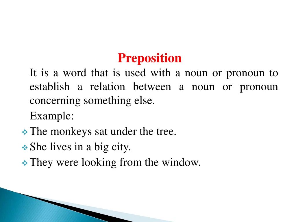 preposition