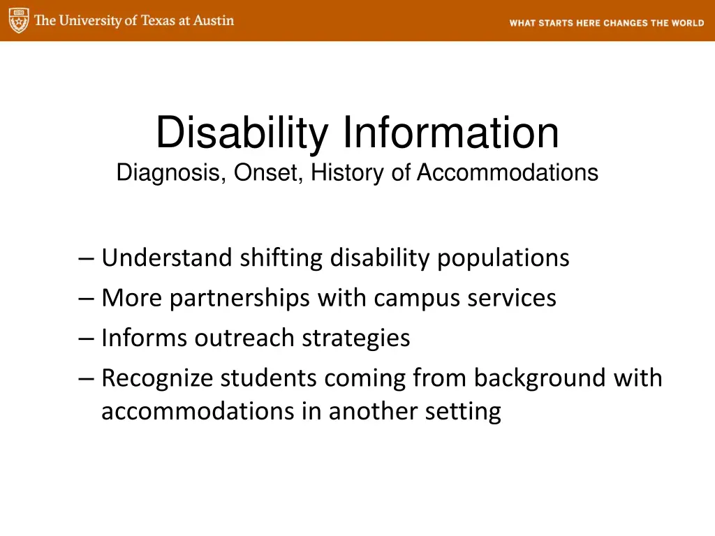 disability information diagnosis onset history