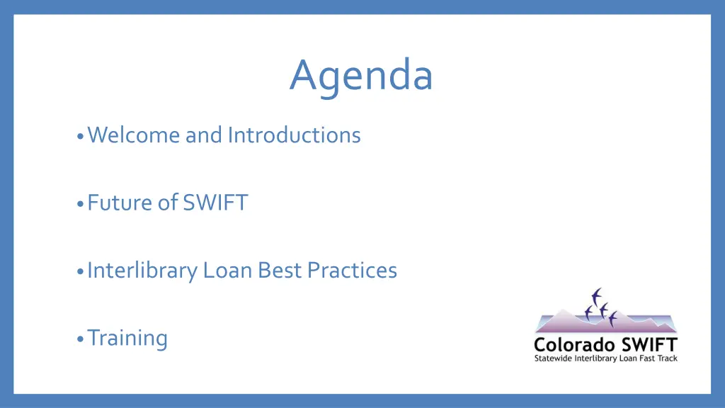 agenda