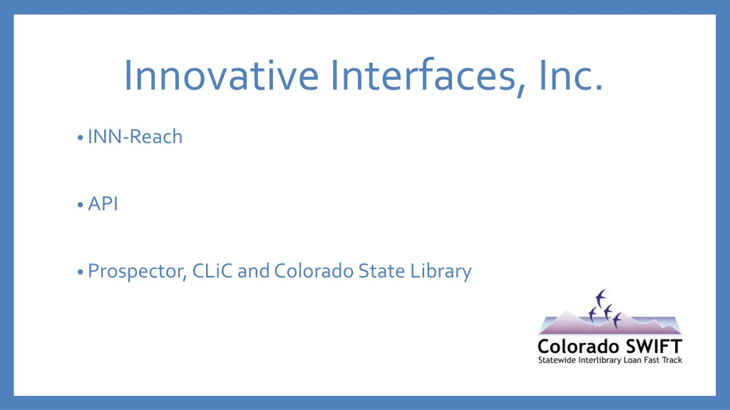 innovative interfaces inc