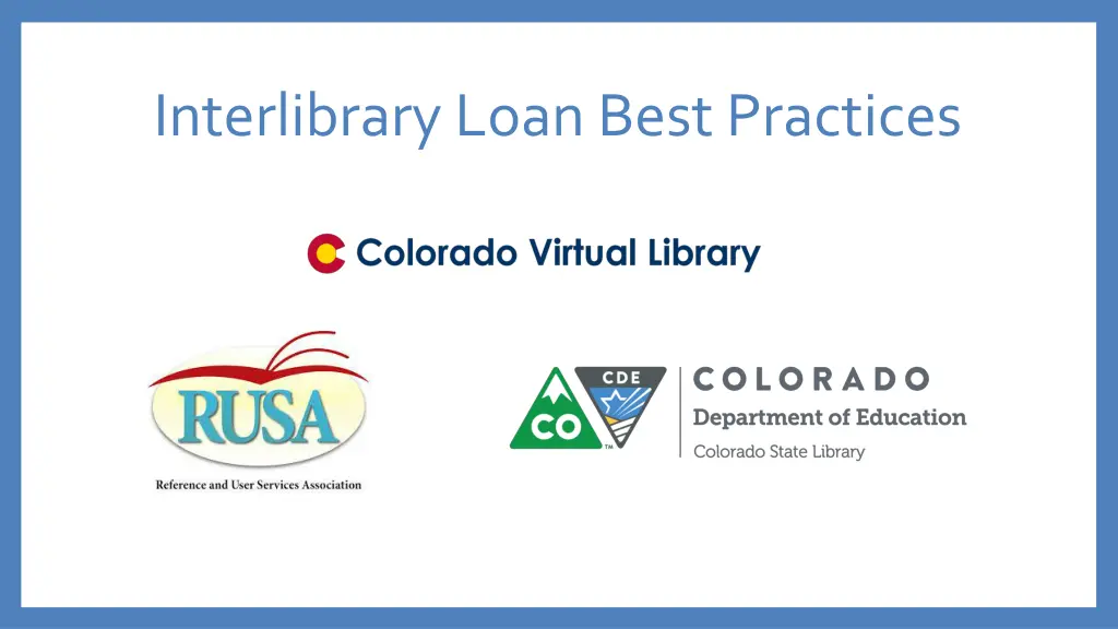 interlibrary loan best practices