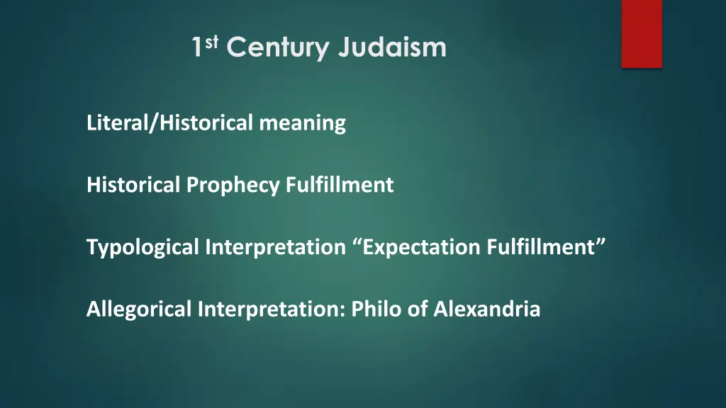 1 st century judaism