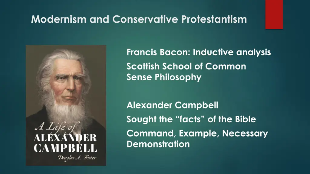modernism and conservative protestantism
