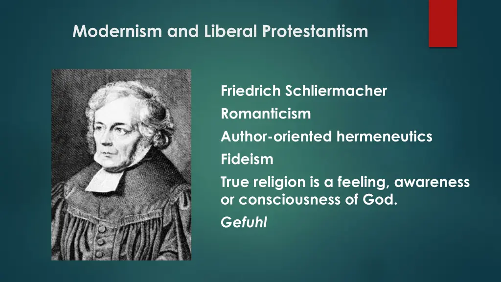 modernism and liberal protestantism